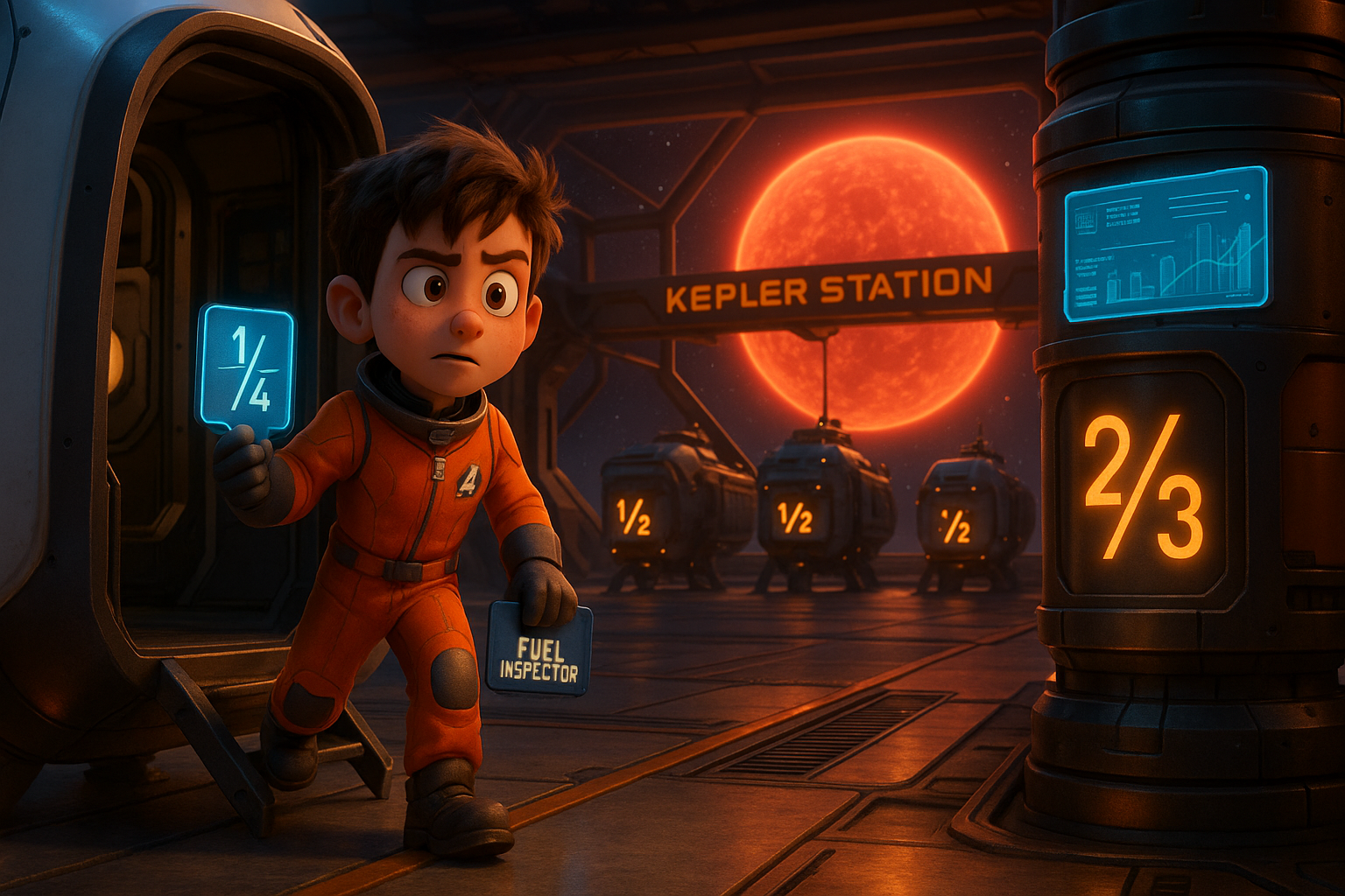 Jake arriving at Kepler Station