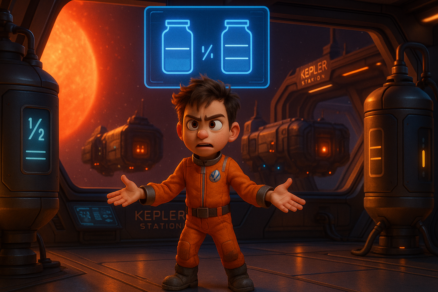 Jake calculating fuel allocation