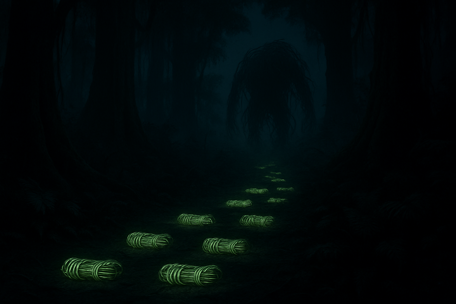 Something enormous moves through the jungle